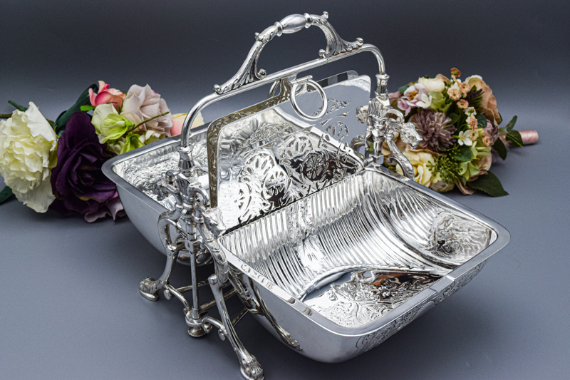 アンティークシルバー アンティーク銀器 シルバープレート製 c.1860