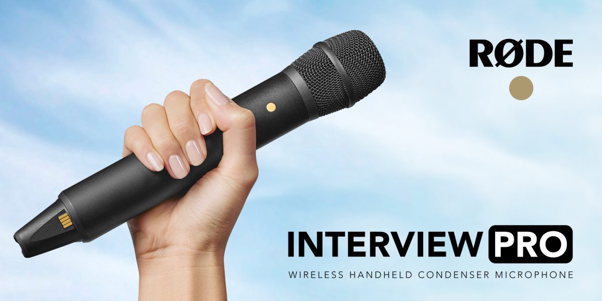 銀一、RODE microphonesのハンドヘルド型ワイヤレスマイク「Interview