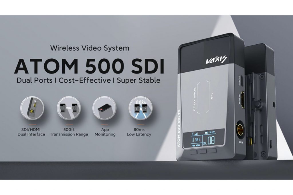 VANLINKS、VaxisのSDI/HDMI対応のワイヤレス映像伝送トランスミッ ター