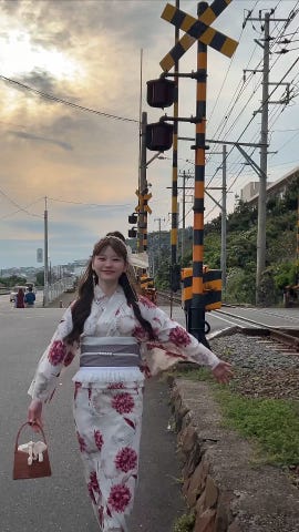 ダリア柄浴衣セット[tu1496] | レディースファッション通販のグレイル