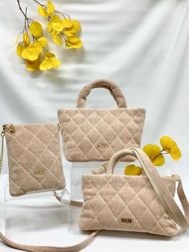 ミモザソラーレ バッグ MSO-246047（WEB限定）(ペールピンク): FEILER