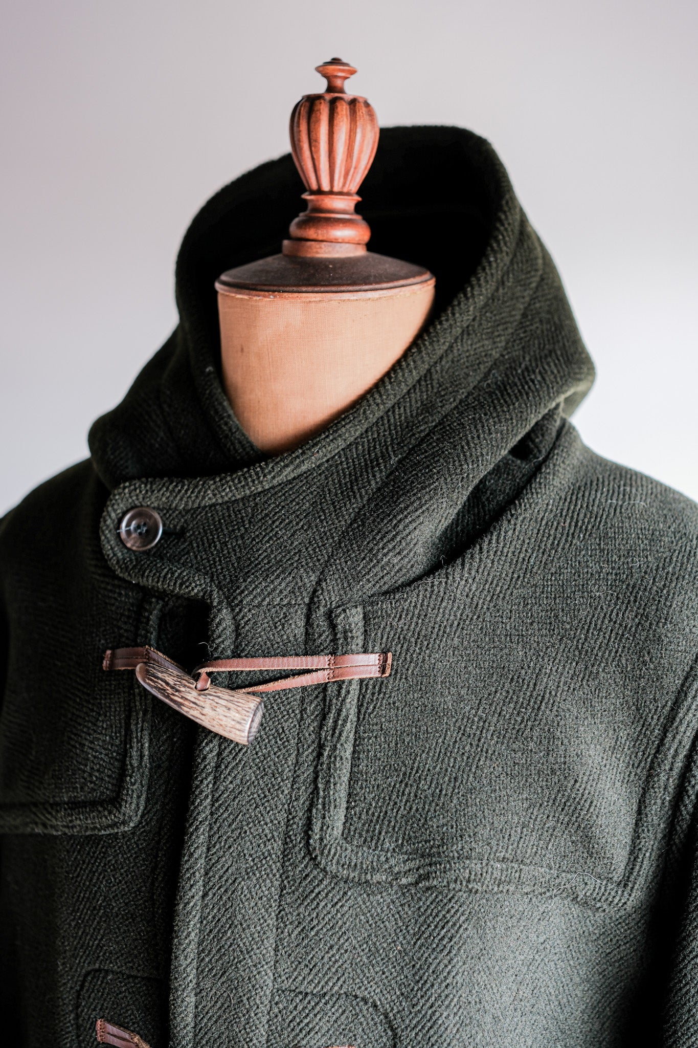 90's】Old INVERTERE HBT Wool Duffle Coat 