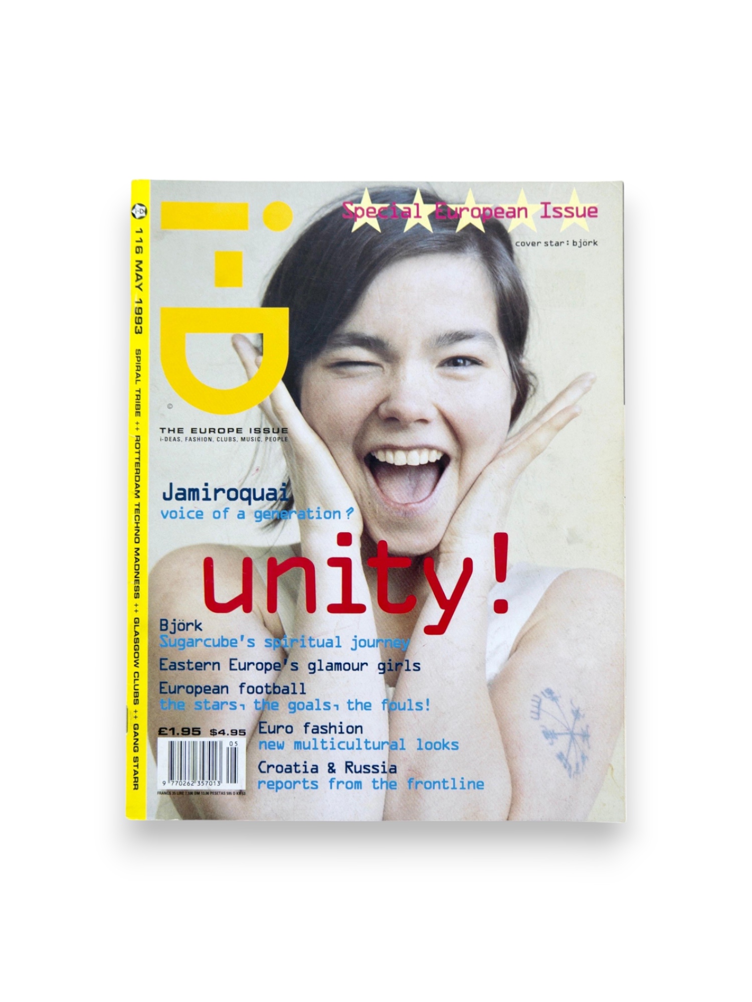 i-D Magazine unity cover by Björk 1993 – VISION CLUB™