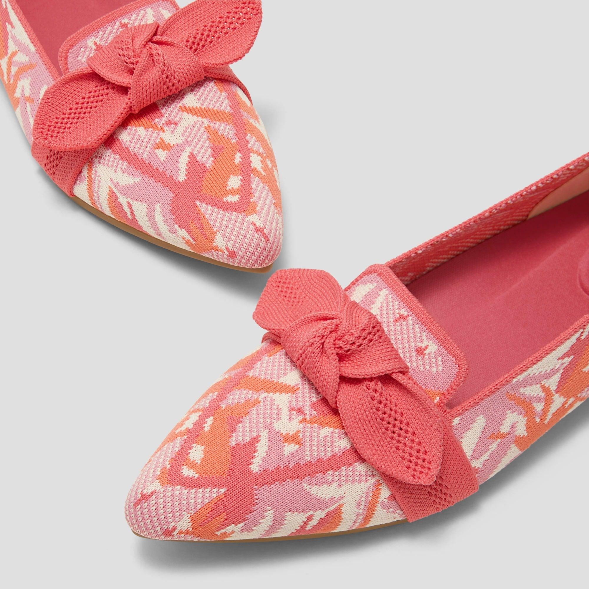 Michelle] ポインテッドトゥ リボン付き ローファー – VIVAIA JAPAN