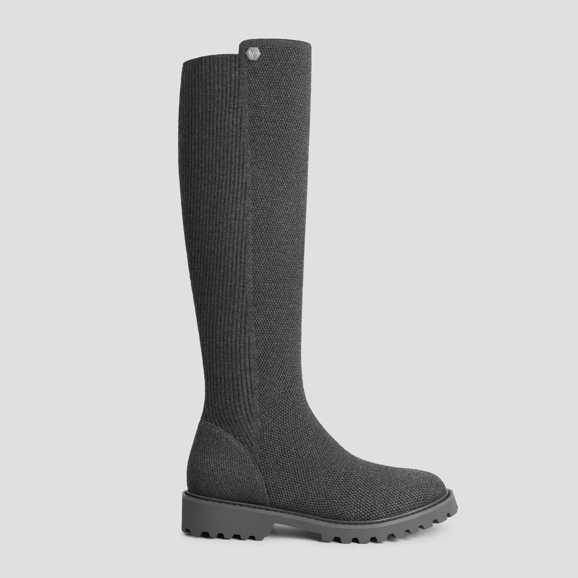 Filipa] ラウンドトゥ 撥水加工 ストレッチ ロングブーツ – VIVAIA JAPAN