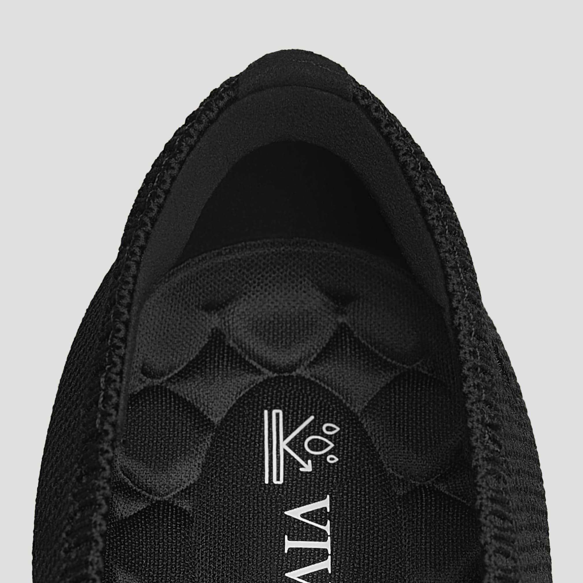 Aria Walker 超撥水] ポインテッドトゥ 超軽量 厚底 フラットシューズ