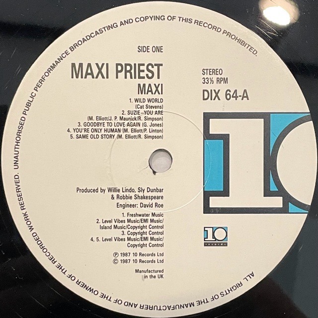 Maxi Priest｜Maxi (LP)｜レコード通販｜vivrantdiscstore