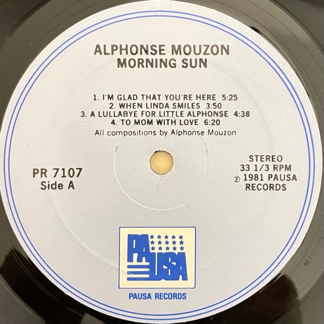 Alphonse Mouzon｜Morning Sun (LP)｜レコード通販｜vivrantdiscstore