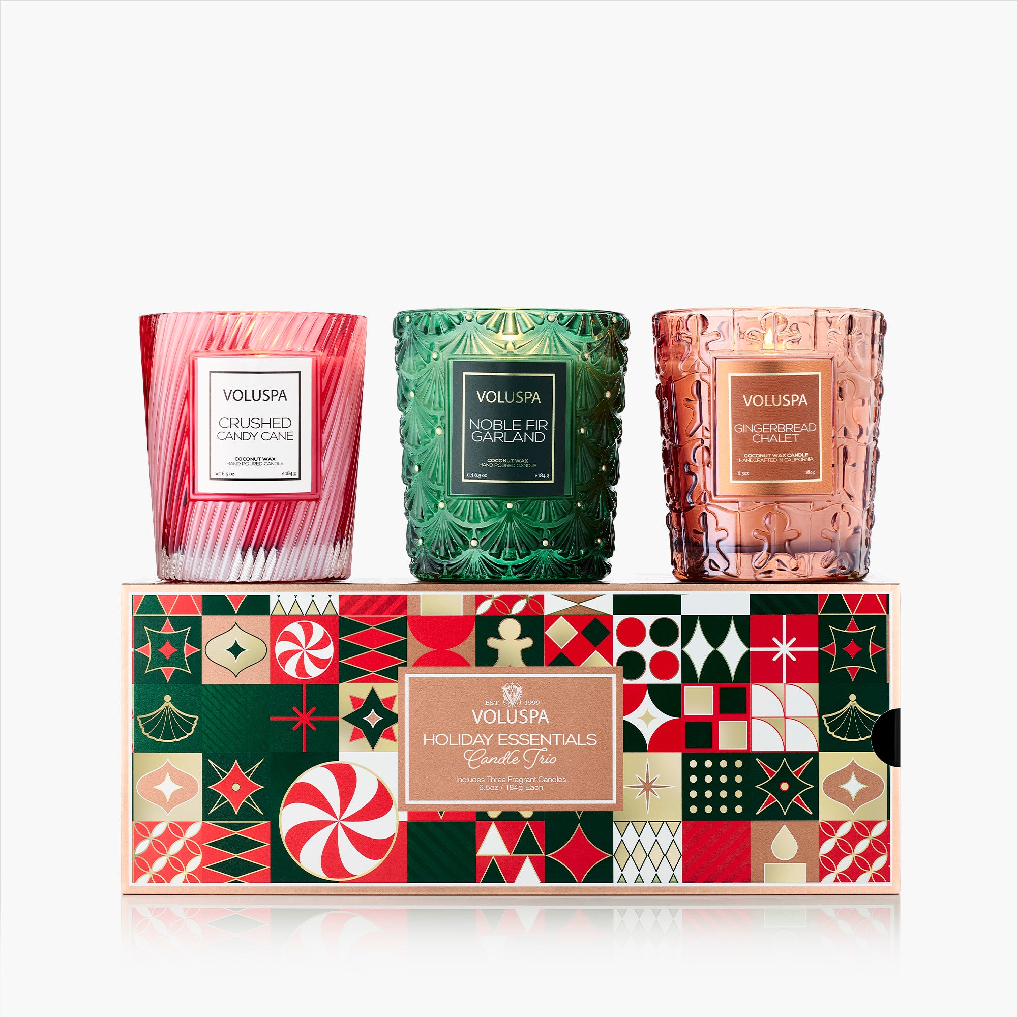 Holiday Essentials Candle Trio | Assorted Gift Set | VOLUSPA