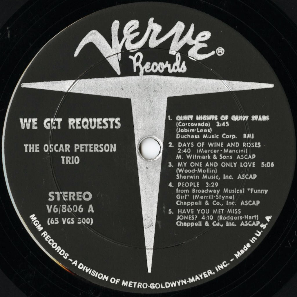 Oscar Peterson / オスカー・ピーターソン / We Get Requests (V6/8606