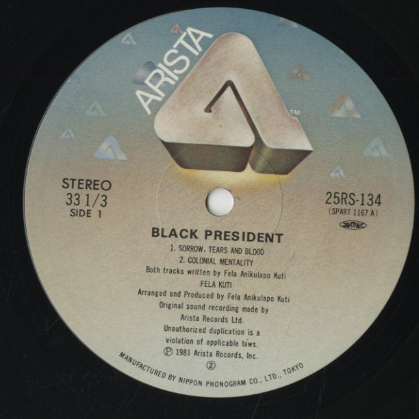 Fela Kuti / フェラ・クティ / Black President (25RS-134) – VOXMUSIC