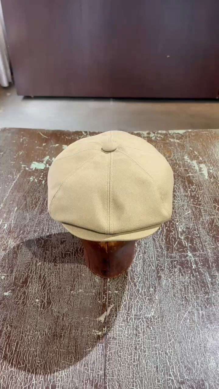 575HS HOPSACK CASQUETTE / BEIGE - 岡山の帽子屋｜BIG STONE BRIDGE
