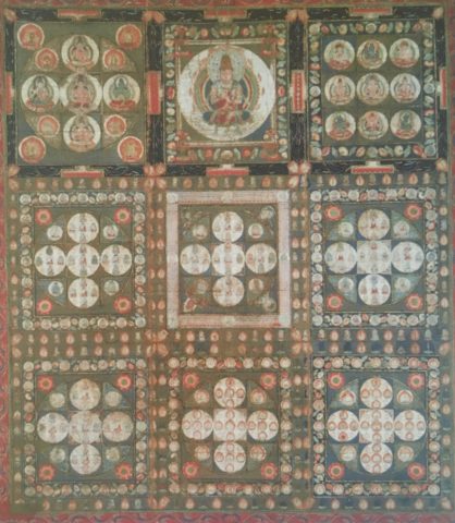 国宝-絵画｜両界曼荼羅図（伝真言院曼荼羅）［東寺/京都］ | WANDER