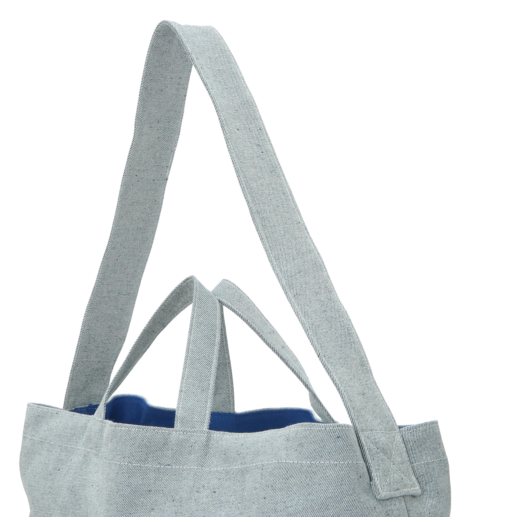 UNISEX UP CYCLE DENIM ビックトートバッグ ライトインディゴ