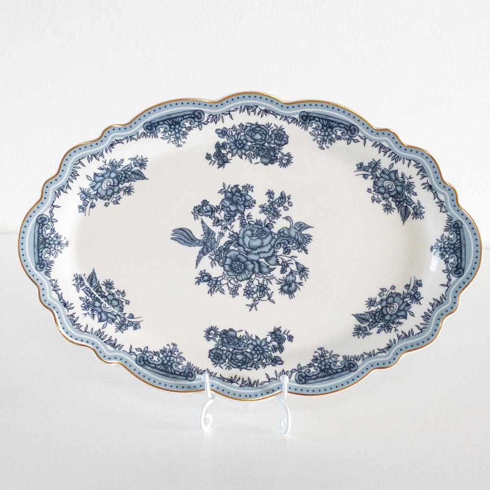 オーバルプレート 大皿 花柄 フランスアンティーク風 トワルドジュイ