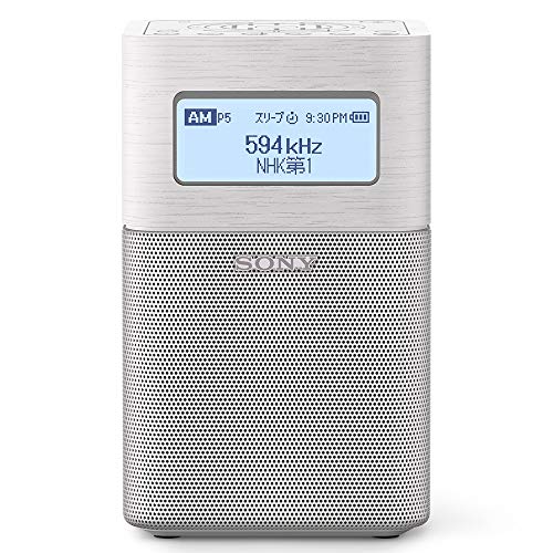 SONY Home Radio SRF-V1BT FM/AM/Wide FM/Bluetooth White SRF-V1BT W