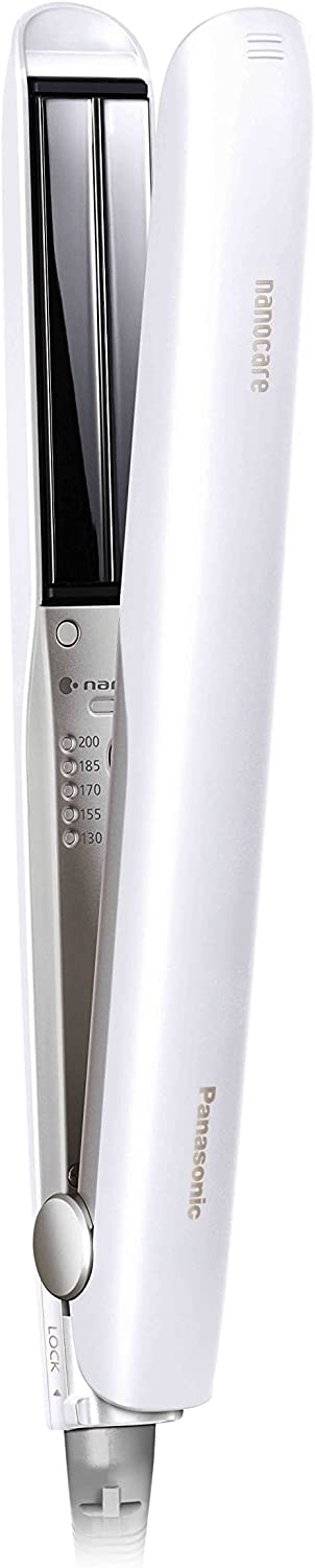 Panasonic Hair Iron for Straightening NanoCare International White