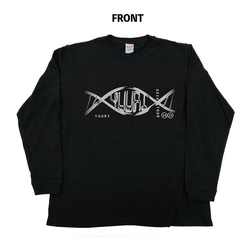🌪️ 優里- YUURI ASIA TOUR 2025 - 金屬Logo 長袖T-Shirt