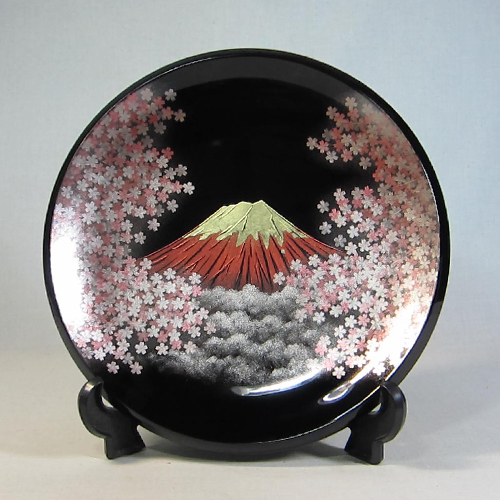 輪島塗漆器の工房直販 輪島塗太郎 / 輪島市 塗太郎 / 輪島塗 飾皿 手彫