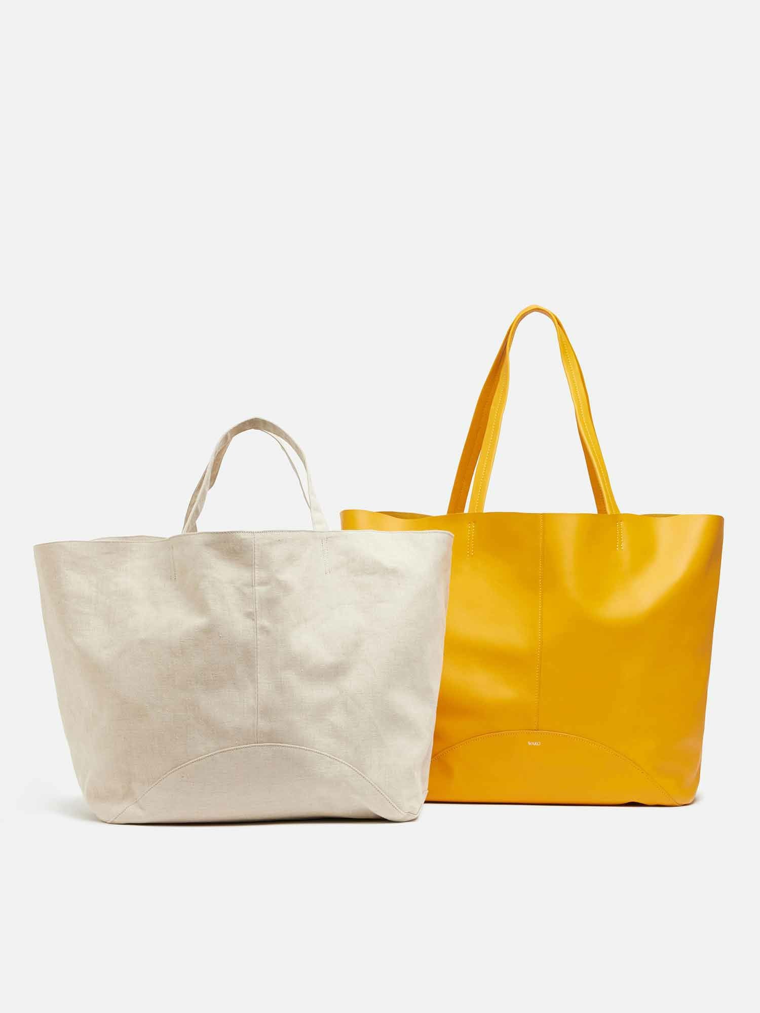 MANACO トートバッグ ラージ イエロー |トートバッグ | WAKO公式