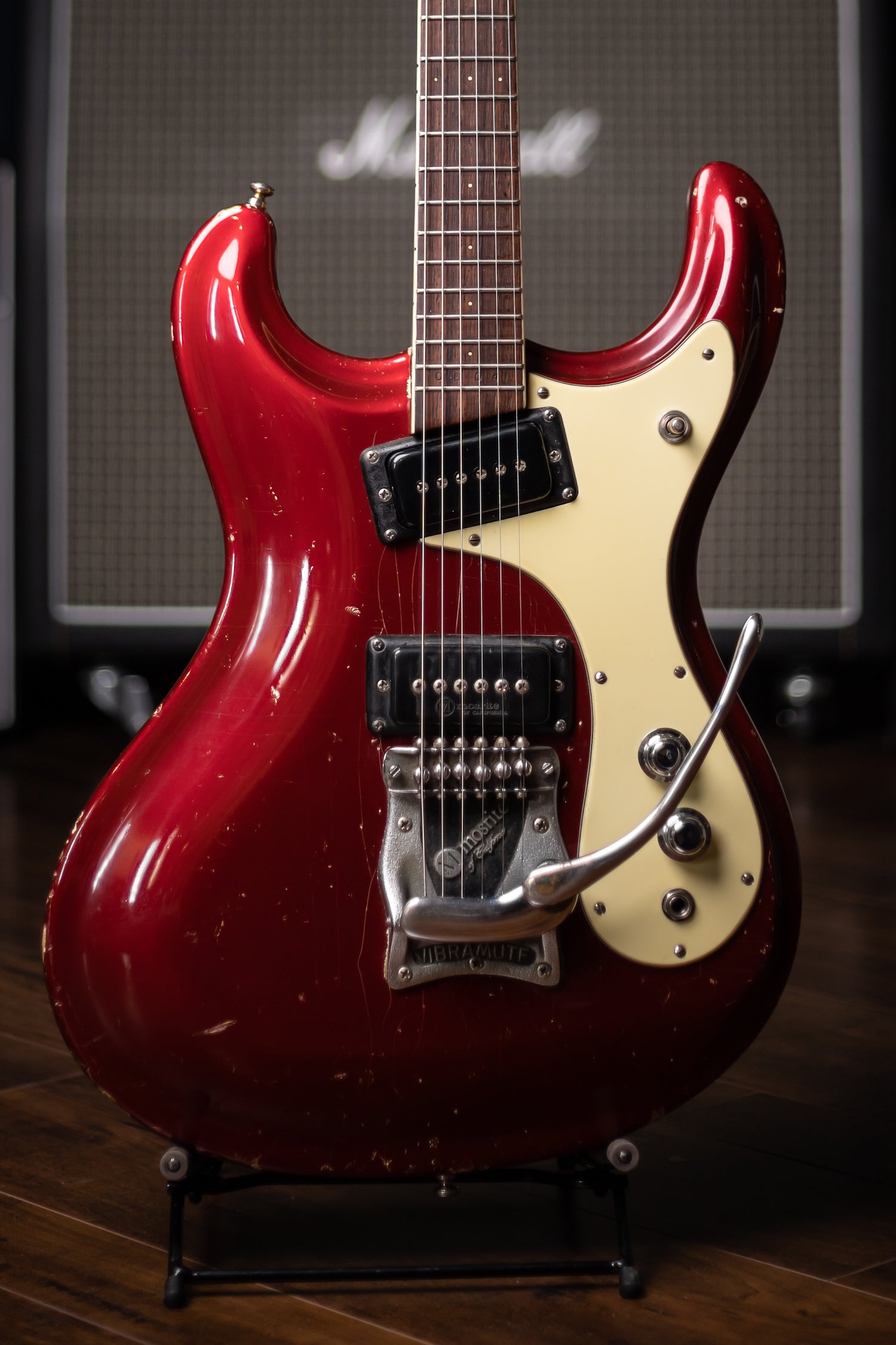 1964 Mosrite Ventures Electric Guitar - Candy Apple Red – Walt