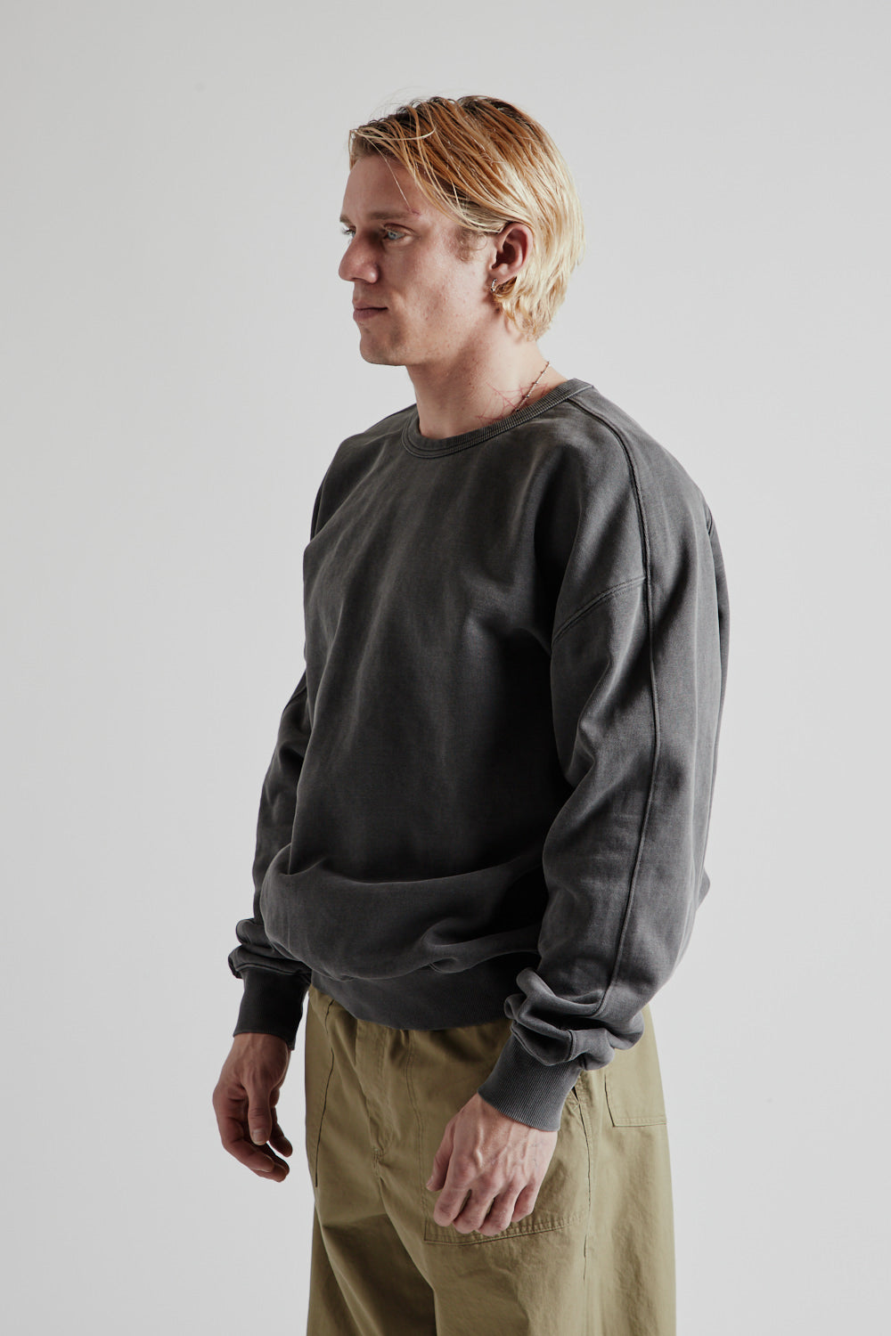Frizmworks OG Pigment Dyeing Sweatshirt - Charcoal | Wallace