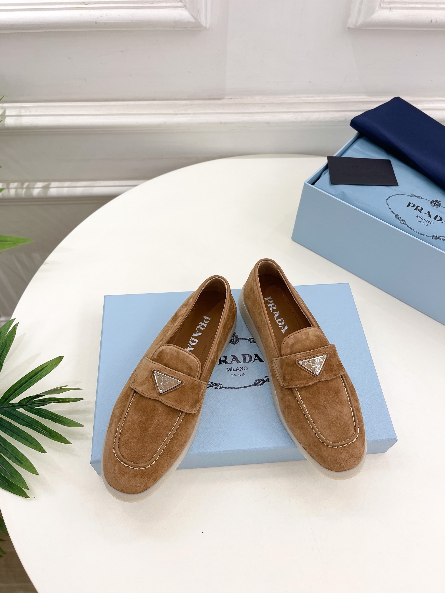 最高級プラダスーパーコピー靴 プラダローファーコピー スエード
