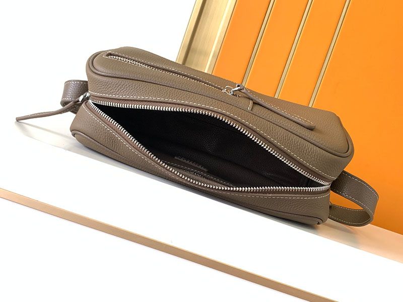 エルメス メンズ ショルダーバッグ バッグミニ 28cm エトゥープ トゴ