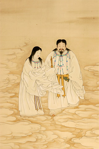 イザナギとイザナミの物語、国生み・神生み、黄泉比良坂の決別まで