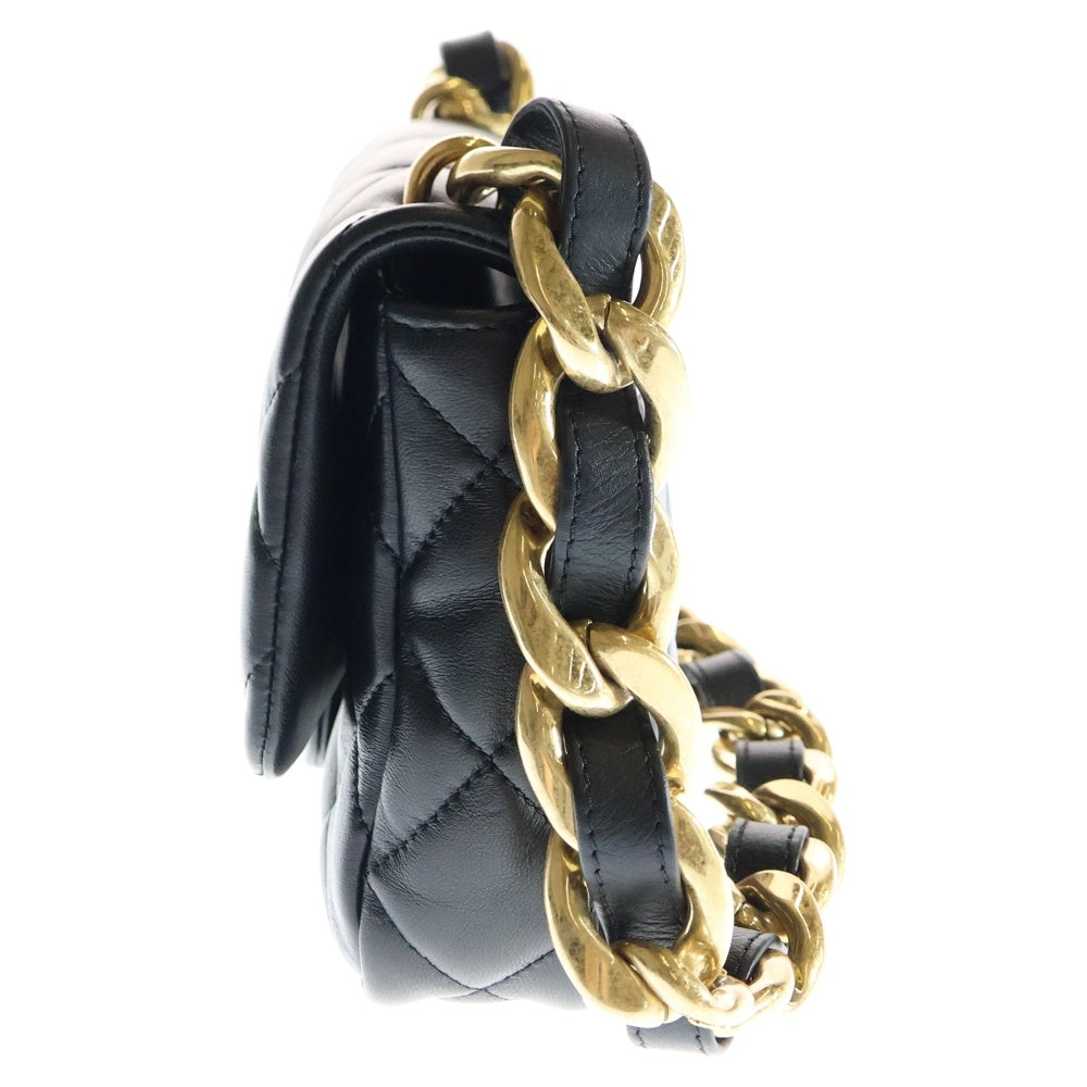 CHANEL(シャネル) ミニマトラッセ20 ラムスキン レザー ココマーク S