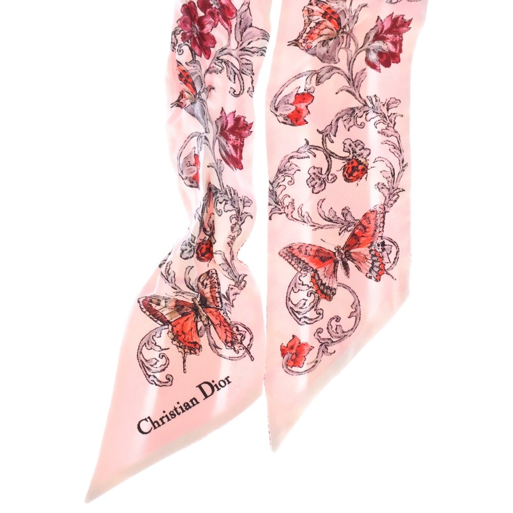 Christian Dior(クリスチャンディオール) ミッツァ 蝶柄 シルク