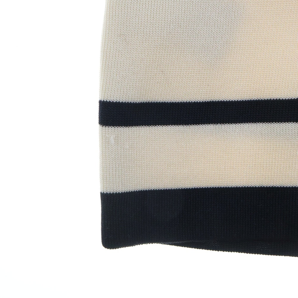 HERMES(エルメス) ノースリーブ ワンピース アイボリー/ネイビー