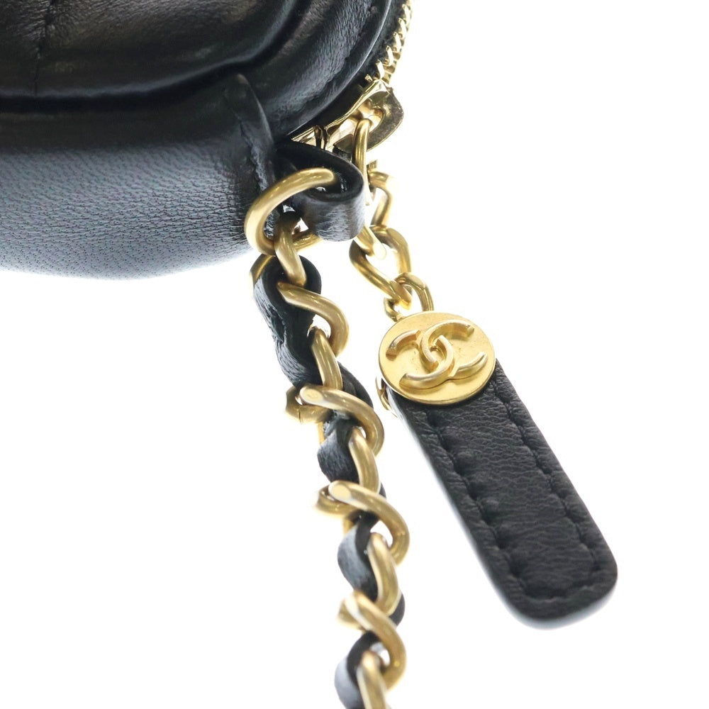 CHANEL(シャネル) ココマーク マトラッセ 30番台 ラムスキン レザー