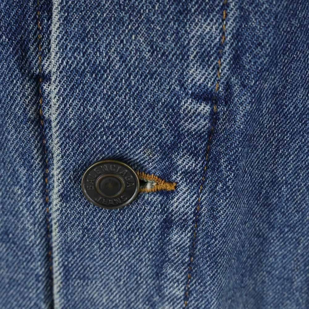 BALENCIAGA(バレンシアガ) 19AW バック刺繍デニム ジャケット JP57