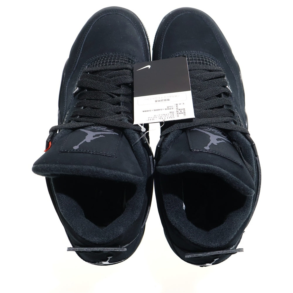 NIKE(ナイキ) AIR JORDAN 4 BLACK CAT ジョーダン4 ブラックキャット