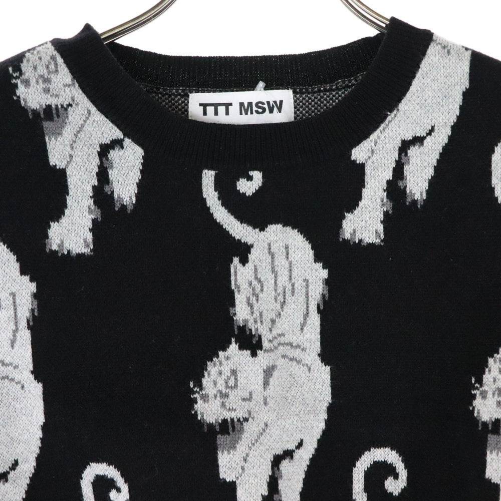 TTT_MSW(ティーモダンストリートウェア) PANTHER KNIT VEST パンサー