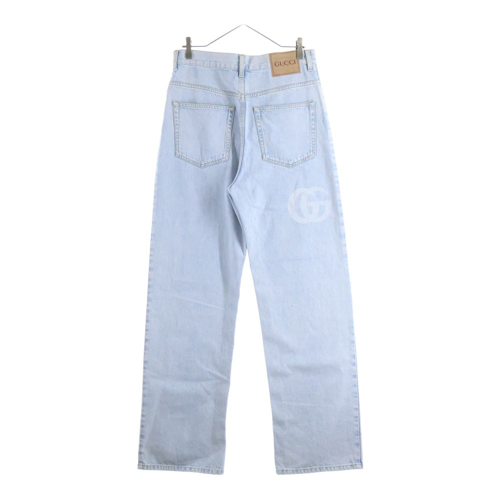 GUCCI(グッチ) 25SS Five-Pocket Jeans GGプリント ボタンフライデニム