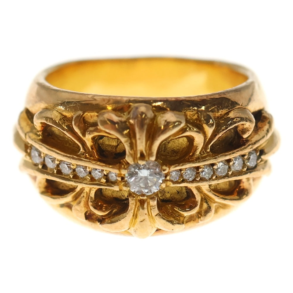 CHROME HEARTS(クロムハーツ) 22K FLRL CRS P/DIA フローラルクロス