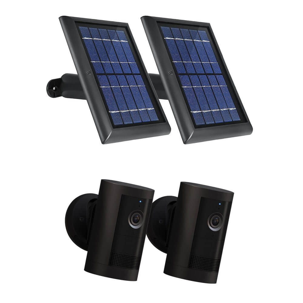 Ring Outdoor Cam Plus Battery+ Wasserstein Solar Panel Bundle