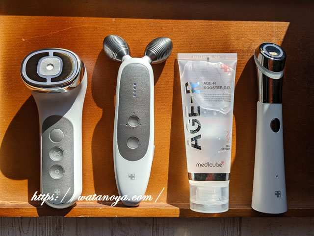 メディキューブのホームエステ、EMS美顔器AGE-R（エイジイーアール）と