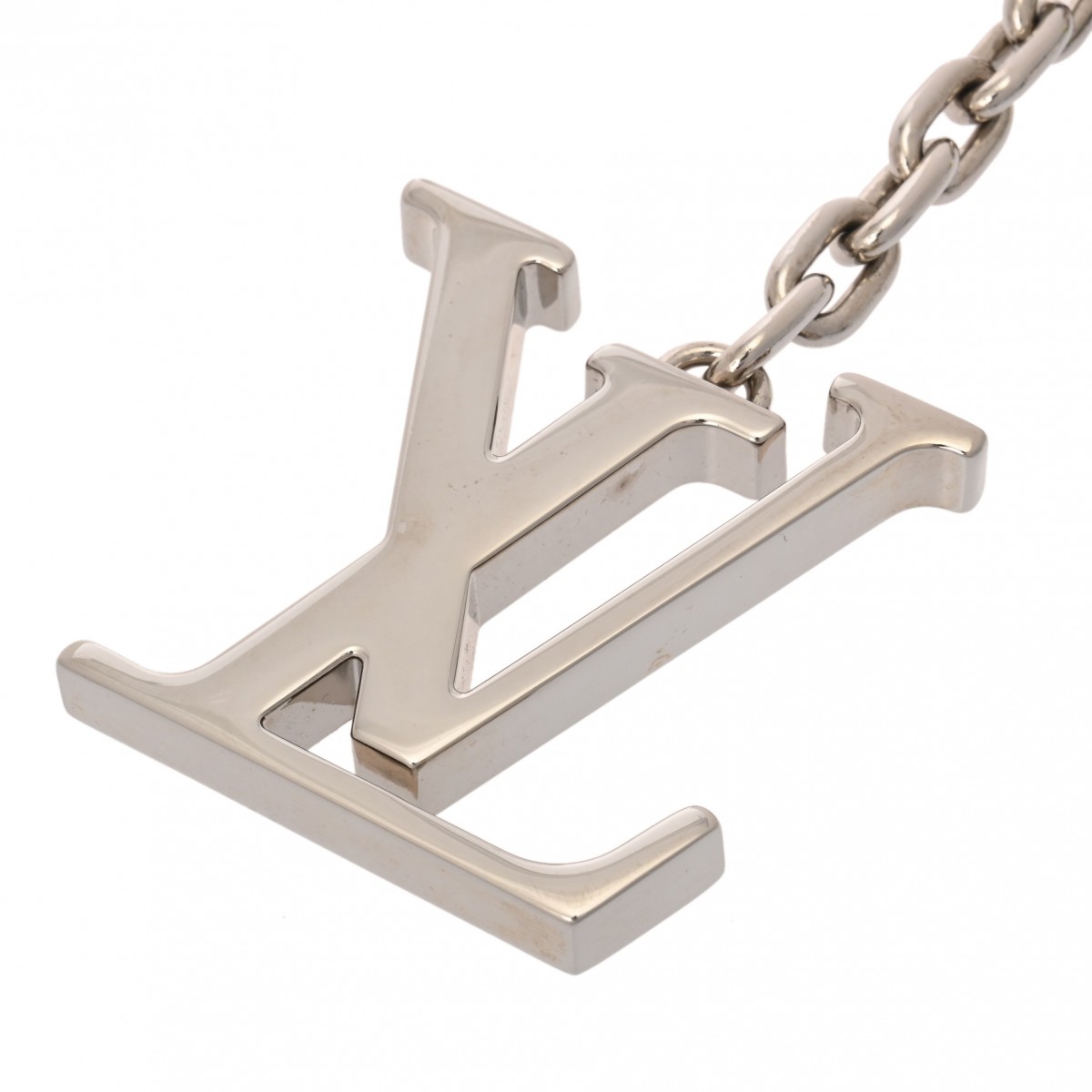 ルイヴィトン ポルトクレ イニシャル LV キーリング シルバー M65071