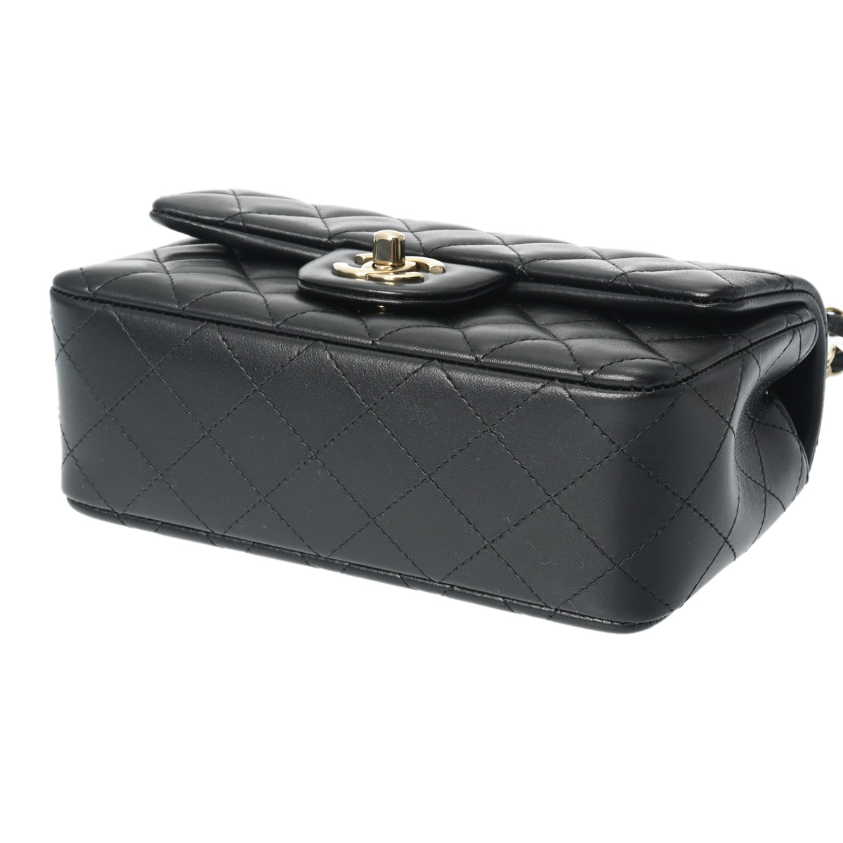 シャネル ミニ クラシック ハンドバッグ 20cm ブラック/ゴールド金具