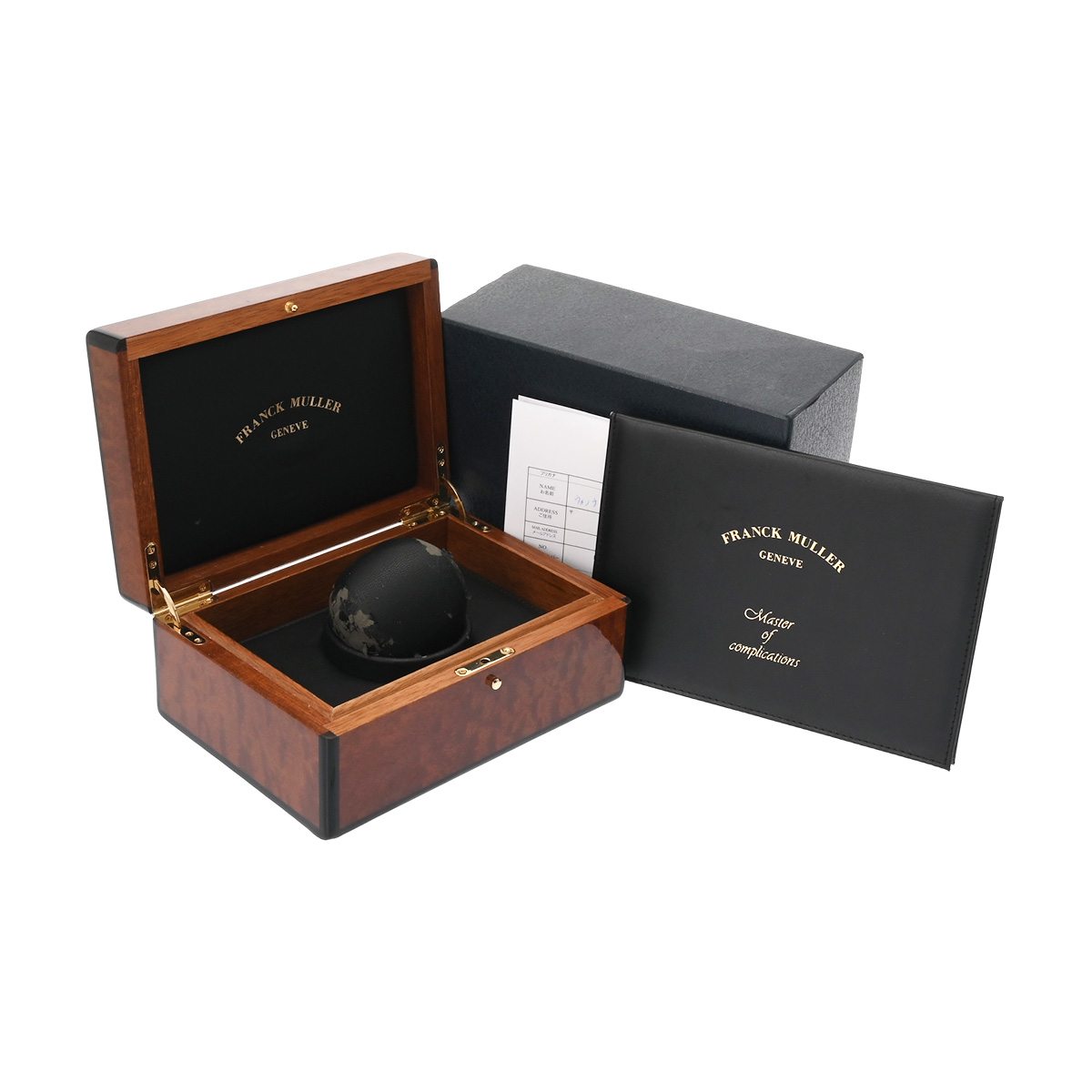 フランクミュラー トノウカーベックス ゴシック アロンジェ ノアール