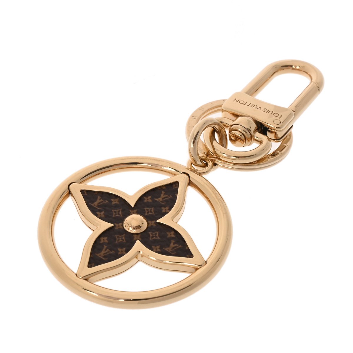 ルイ ヴィトン キーホルダー LV トレジャード モノグラムフラワー