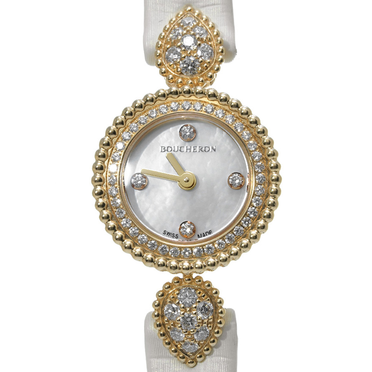 ブシュロン セルパンボエム WA015506 ホワイトシェル/ダイヤモンド