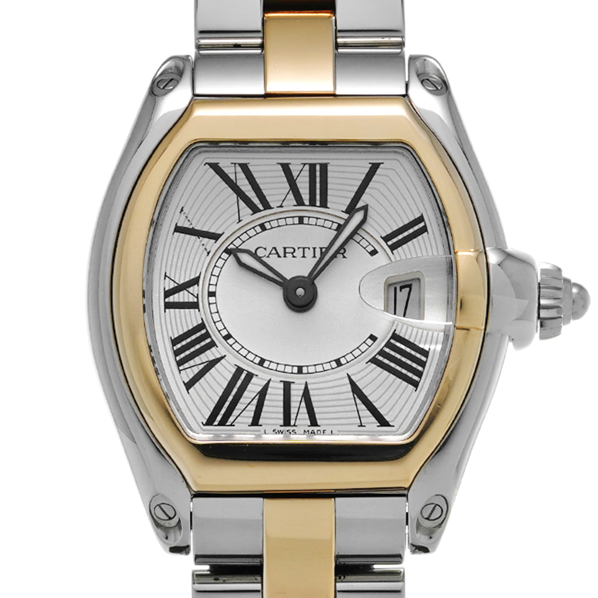 カルティエ ロードスター SM W62026Y4 シルバー レディース 時計