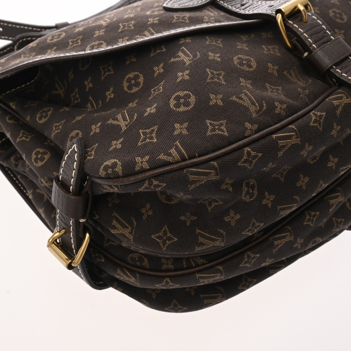 ルイ ヴィトン モノグラムミニラン ソミュール 30 エベヌ M95227