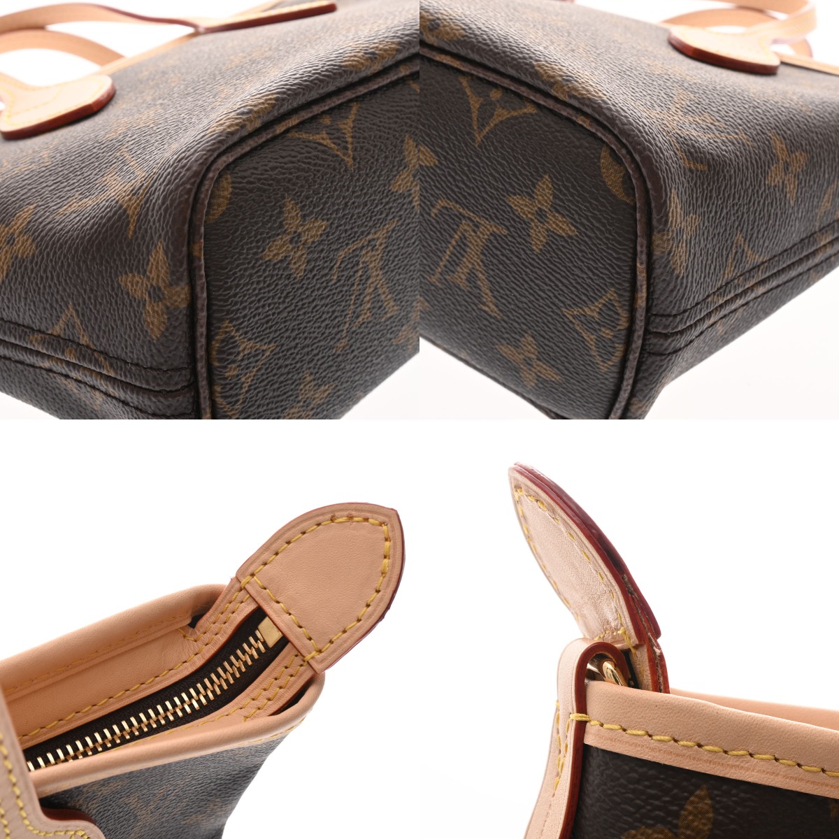 ルイ ヴィトン モノグラム ネヴァーフル BB ベージュ M46705