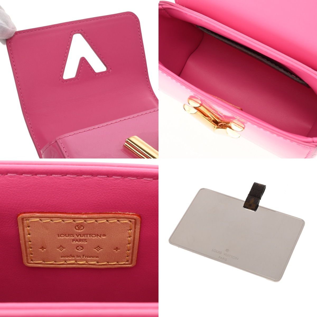 ルイ ヴィトン モノグラムヴェルニ ツイスト リトル LVリミックス