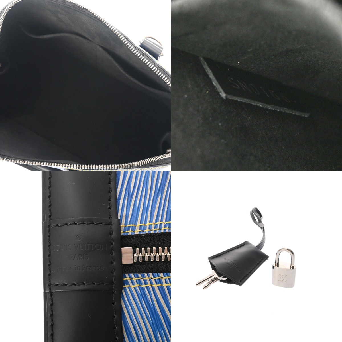 ルイ ヴィトン エピデニム アルマ PM ブルー M51052 エピデニム